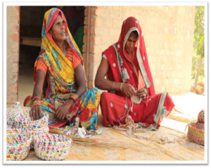 Rangoli Jute Baskets