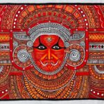 Theyyam handcrafted artwork